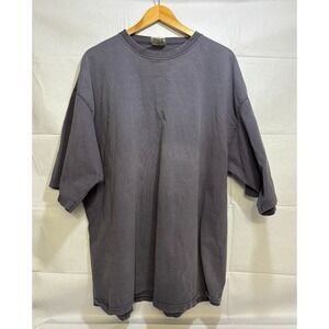 Pluma Oversized T-Shirt Mens Black Continental Airlines Heavyweight Cotton 2XL